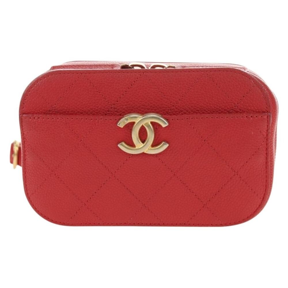 Chanel Matelasse Chic Affinity Chain Shoulder Bag Red